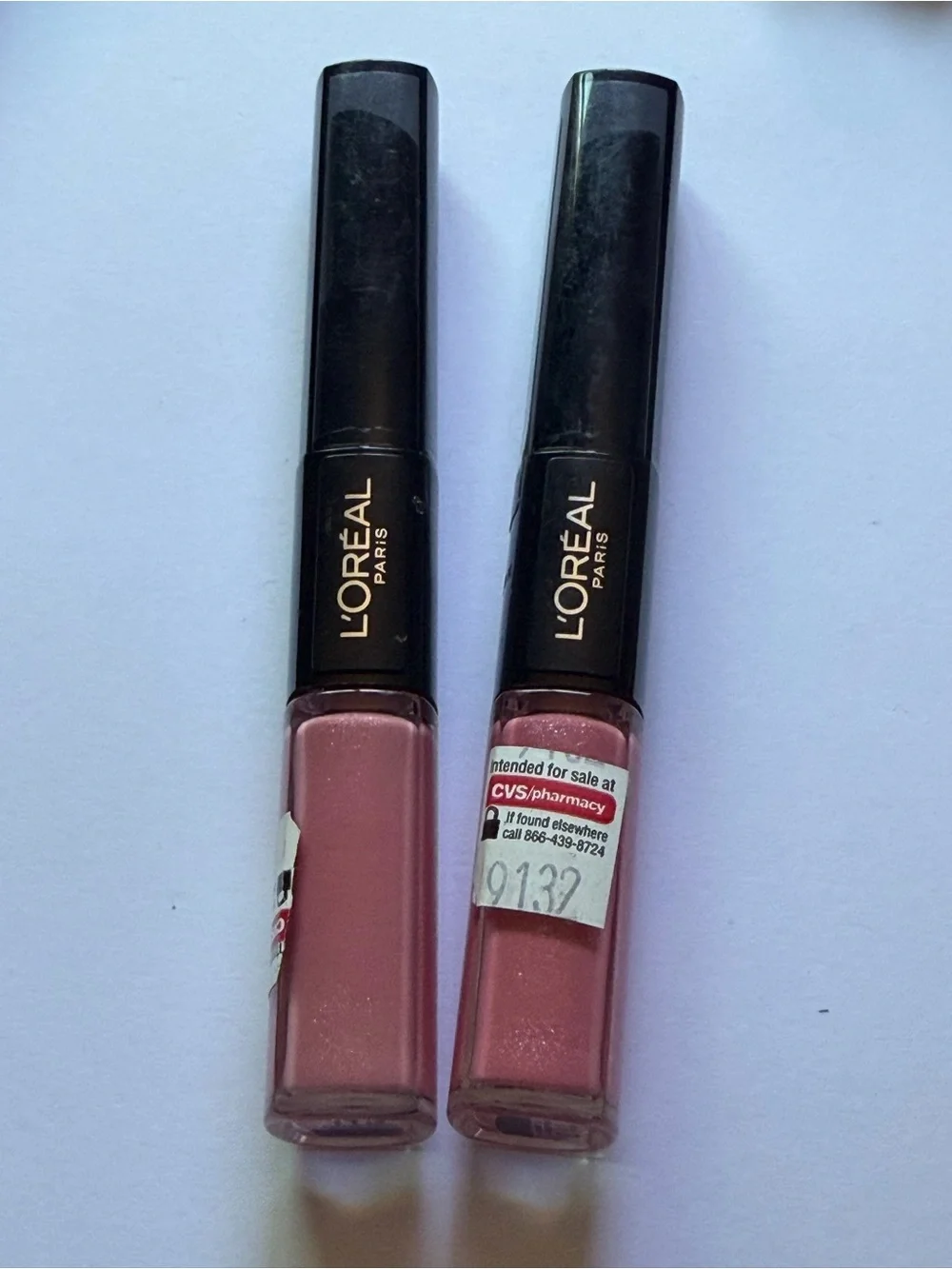 2 L'Oreal Infallible 2 Step Pro Last Lipstick # 113-Flamboyant Flamingo- NEW
